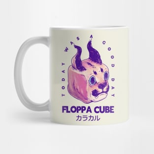 Floppa Cube - Today Was A Good Day | Flop Flop Happy Floppa Friday |  Racist War Crime Fun | Original Fanart Fan Art Mug